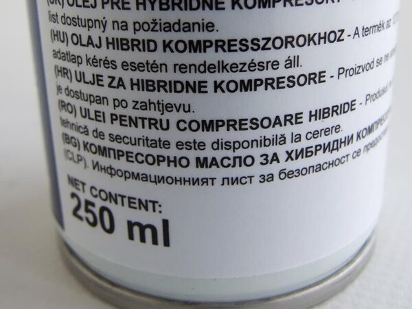 ULJE ND11 ZA KOMPRESOR KLIME 250ml R134A HIBRIDNA VOZILA - Image 2