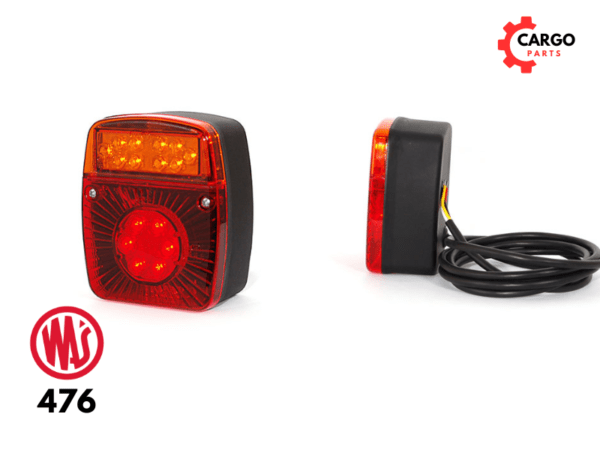 STOP SVJETLO LED  PRAVOUGAONO 12-24V 121X101 POZ/STOP/MIG WAS