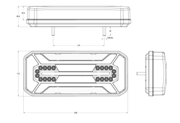 STOP SVJETLO FULL LED 12/24V (KABL 2m) UNIVERZALNO IP66/68 - Image 10